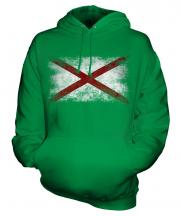 Alaska State Distressed Flag Unisex Adult Hoodie