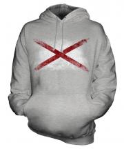 Alaska State Distressed Flag Unisex Adult Hoodie