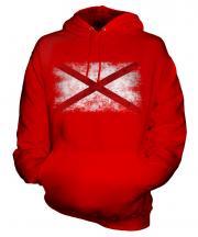 Alaska State Distressed Flag Unisex Adult Hoodie