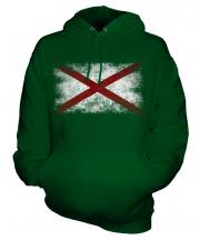 Alaska State Distressed Flag Unisex Adult Hoodie
