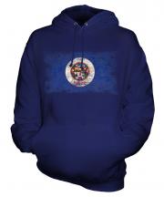 Minnesota State Distressed Flag Unisex Adult Hoodie
