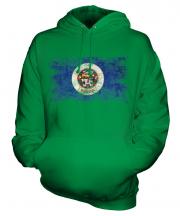 Minnesota State Distressed Flag Unisex Adult Hoodie