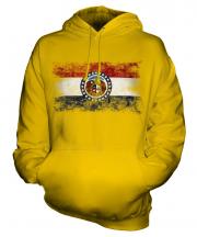 Missouri State Distressed Flag Unisex Adult Hoodie