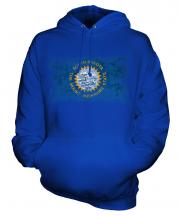 South Dakota State Distressed Flag Unisex Adult Hoodie