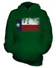 Texas State Distressed Flag Unisex Adult Hoodie