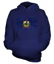 Vermont State Distressed Flag Unisex Adult Hoodie