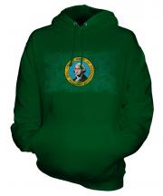 Washington State Distressed Flag Unisex Adult Hoodie