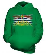 British Columbia Distressed Flag Unisex Adult Hoodie