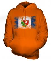 Northwest Territories Distressed Flag Unisex Adult Hoodie