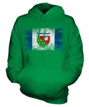 Northwest Territories Distressed Flag Unisex Adult Hoodie