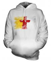 Nunavut Distressed Flag Unisex Adult Hoodie