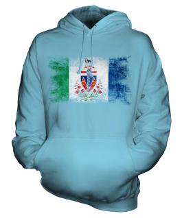 Yukon Distressed Flag Unisex Adult Hoodie