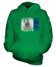 Yukon Distressed Flag Unisex Adult Hoodie