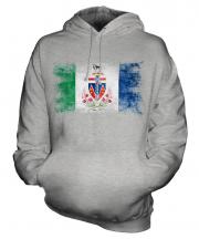 Yukon Distressed Flag Unisex Adult Hoodie