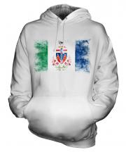 Yukon Distressed Flag Unisex Adult Hoodie