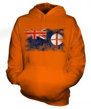 New South Wales Distressed Flag Unisex Adult Hoodie