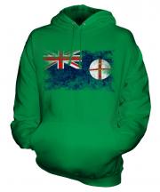 New South Wales Distressed Flag Unisex Adult Hoodie