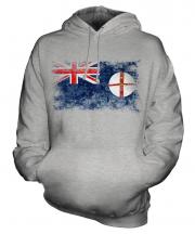 New South Wales Distressed Flag Unisex Adult Hoodie