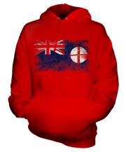 New South Wales Distressed Flag Unisex Adult Hoodie