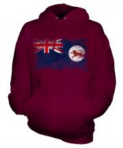 Tasmania Distressed Flag Unisex Adult Hoodie