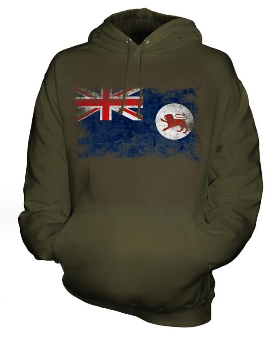 Tasmania Distressed Flag Unisex Adult Hoodie