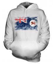 Tasmania Distressed Flag Unisex Adult Hoodie