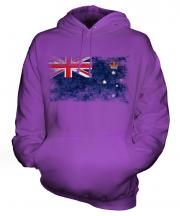 Victoria Distressed Flag Unisex Adult Hoodie