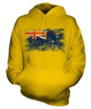 Victoria Distressed Flag Unisex Adult Hoodie