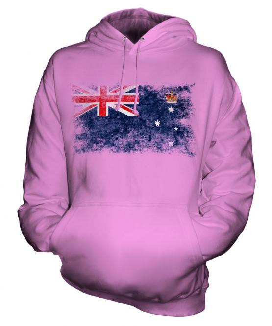 Victoria Distressed Flag Unisex Adult Hoodie