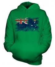 Victoria Distressed Flag Unisex Adult Hoodie