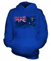 Victoria Distressed Flag Unisex Adult Hoodie