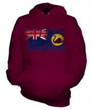 Western Australia Distressed Flag Unisex Adult Hoodie