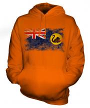 Western Australia Distressed Flag Unisex Adult Hoodie