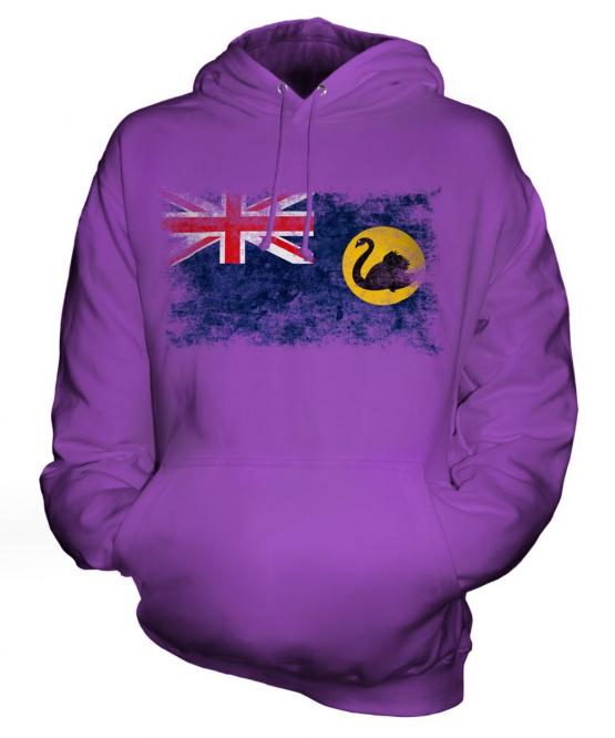 Western Australia Distressed Flag Unisex Adult Hoodie