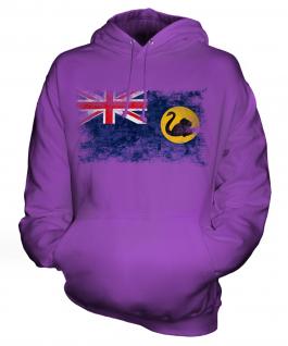 Western Australia Distressed Flag Unisex Adult Hoodie