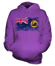 Western Australia Distressed Flag Unisex Adult Hoodie
