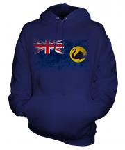 Western Australia Distressed Flag Unisex Adult Hoodie