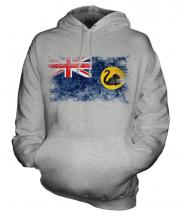 Western Australia Distressed Flag Unisex Adult Hoodie