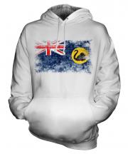 Western Australia Distressed Flag Unisex Adult Hoodie