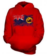 Western Australia Distressed Flag Unisex Adult Hoodie