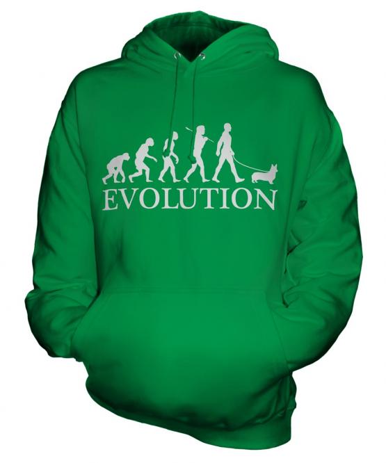 Welsh Corgi Evolution Unisex Adult Hoodie