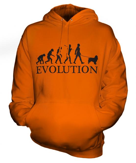 Springer Spaniel Evolution Unisex Adult Hoodie