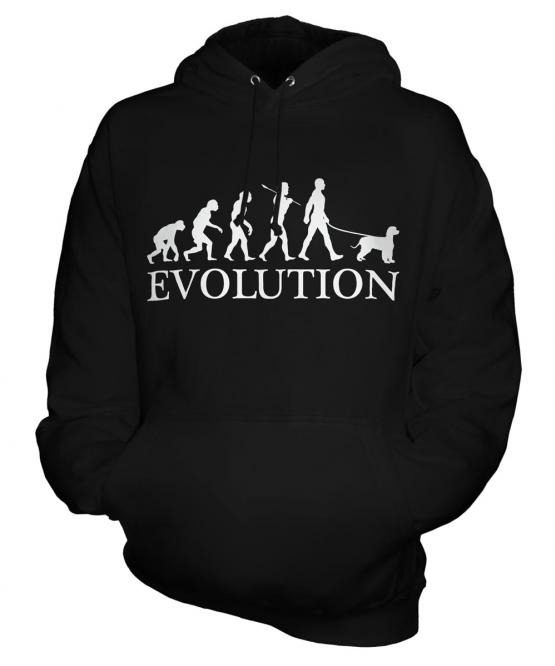 Irish Water Spaniel Evolution Unisex Adult Hoodie