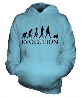 Keeshond Evolution Unisex Adult Hoodie
