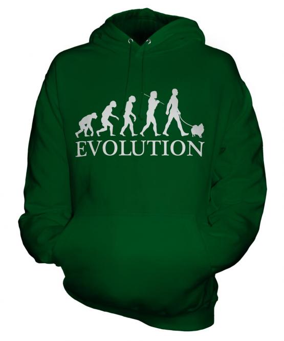 Pomeranian Evolution Unisex Adult Hoodie