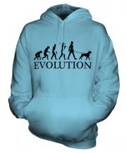 Rottweiler Evolution Unisex Adult Hoodie