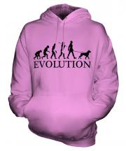Rottweiler Evolution Unisex Adult Hoodie