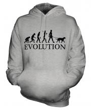 Scottish Deerhound Evolution Unisex Adult Hoodie