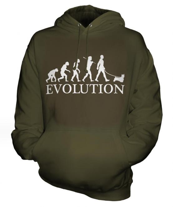 Silky Terrier Evolution Unisex Adult Hoodie