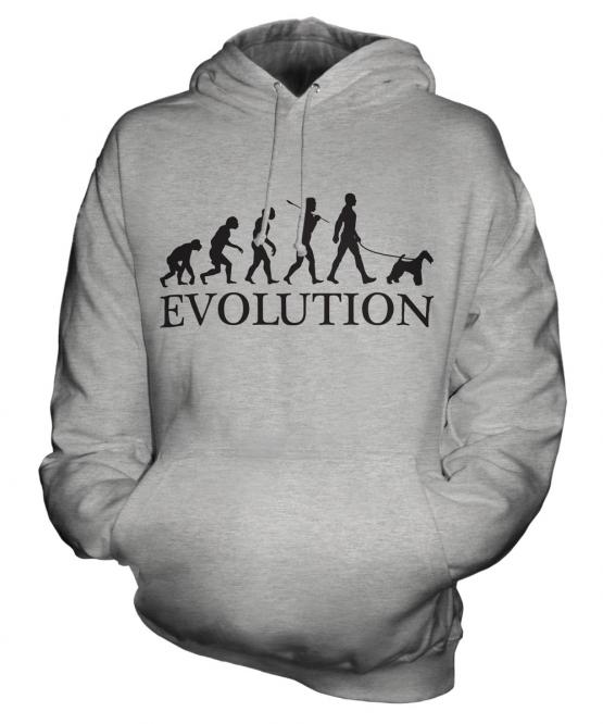 Wire Fox Terrier Evolution Unisex Adult Hoodie